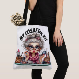 Bolsa Tote Saco de Cosméticos para Idosos Engraçados - Veja V