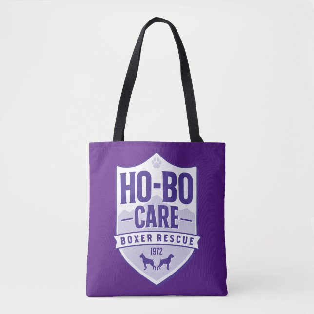 Bolsa Tote Saco de cuidado de Ho-Bo roxo (Frente)
