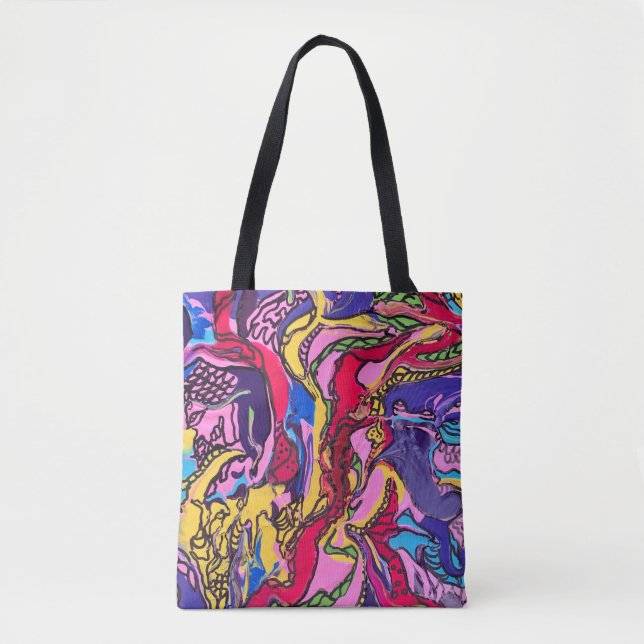 Bolsa Tote Saco de Design da "Febre Selva" (Frente)