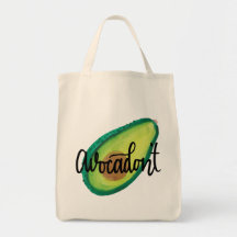 Saco de design de aquarela, Avocadon não