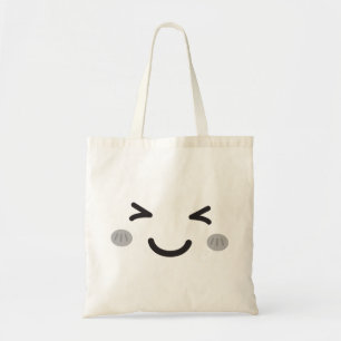 Bolsa Tote Saco de Design de rosto bonito