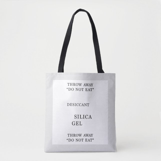 Bolsa Tote Saco de Design do Silica Gel Pack (Frente)