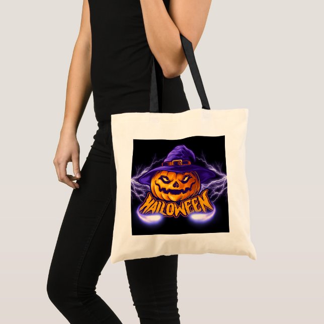 Bolsa Tote Saco de doces de Halloween (Frente (produto))