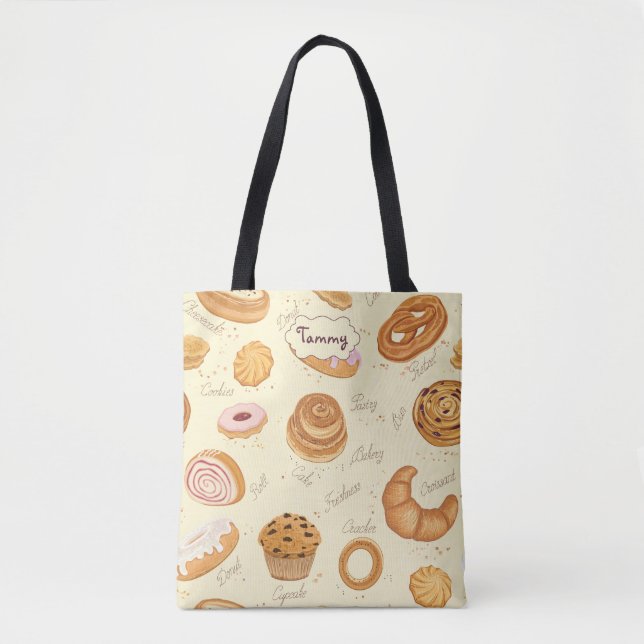 Bolsa Tote Saco de Doces Deliciosos (Frente)