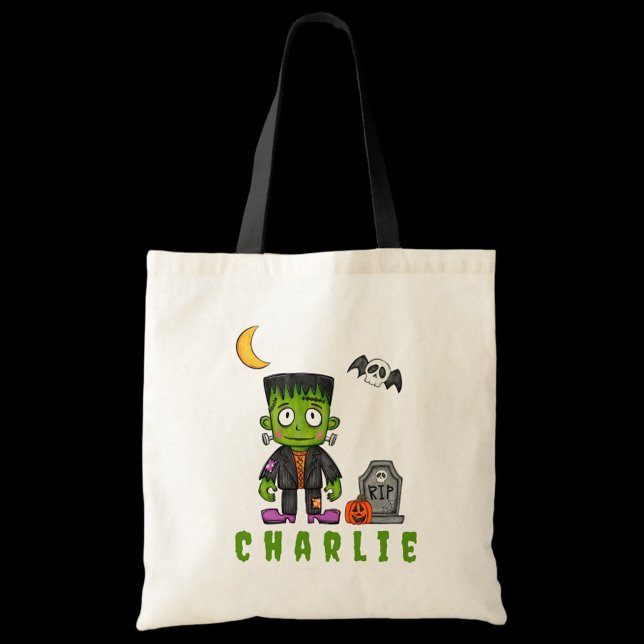 Bolsa Tote Saco de doces personalizado do Frankenstein para o (Criador carregado)