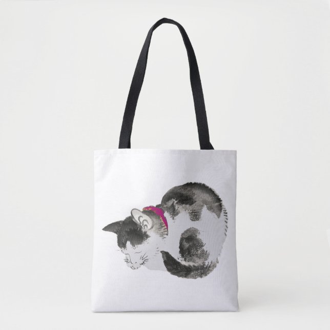 Bolsa Tote Saco de dormir de gato (Frente)
