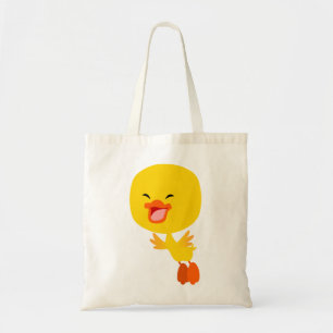 Bolsa Tote Saco de Duque de Cartoon Voador Bonito