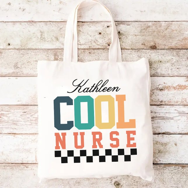 Bolsa Tote Saco de enfermeira, presente de enfermeira, format (nurse gift, nurse appreciation gift, custom name tote bag, graduation gift for her, nurse tote bag,)