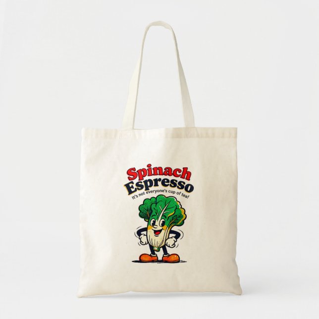 Bolsa Tote Saco de Espinafre Espresso (Frente)