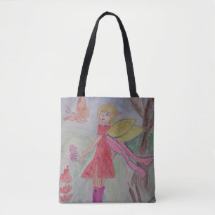 Bolsa Tote Saco de Fada de Borboleta