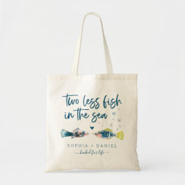 Bolsa Tote Saco de Favor de Casamento com Dois Peixes a Menos