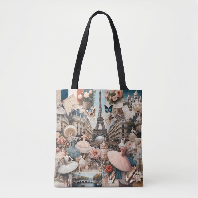 Bolsa Tote Saco de ferramenta Charm de Balé parisiense (Frente)