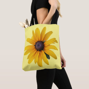 Bolsa Tote Saco de ferramenta de foto de flor amarela