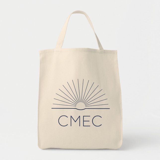 Bolsa Tote Saco de ferramentas CMEC - compro, natural e marin (Frente)