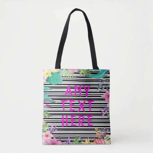 Bolsa Tote Saco de ferramentas de Compro tropical personaliza (Frente)