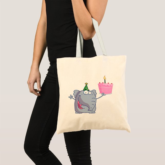 Bolsa Tote Saco de ferramentas de elefante do primeiro aniver (Criador carregado)