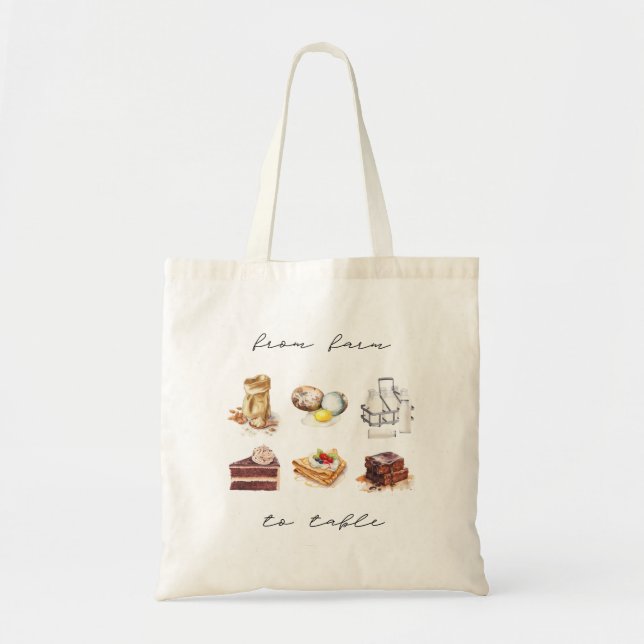 Bolsa Tote Saco de ferramentas de fazenda para Mesa Baker's E (Frente)
