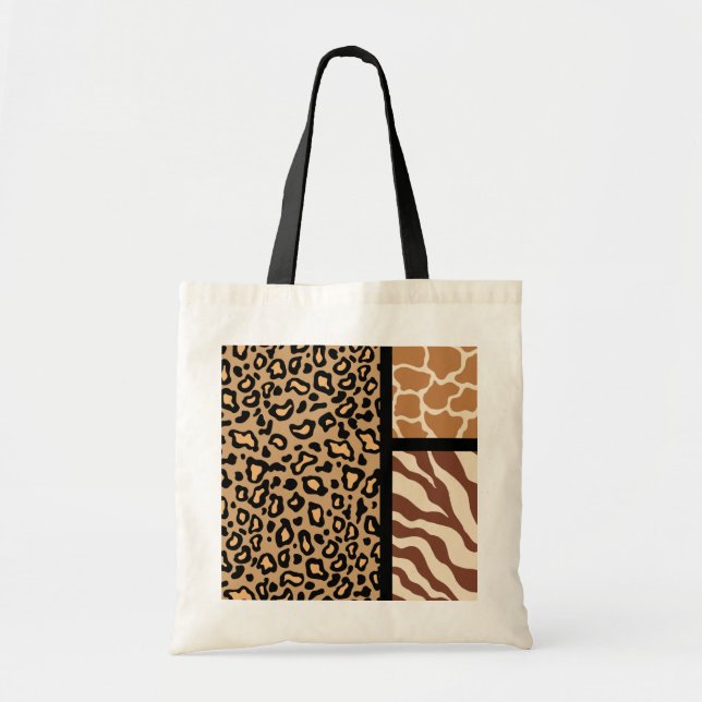 Bolsa Tote Saco de ferramentas de impressão animal (Frente)