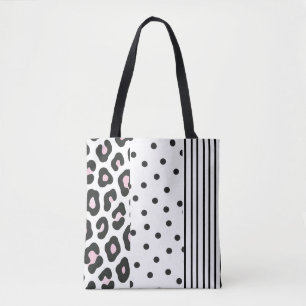 Bolsa Tote Saco de ferramentas de impressão leopardo