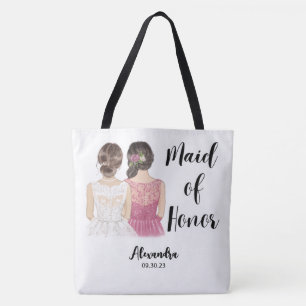 Bolsa Tote Saco de ferramentas de Madrinha de casamento perso