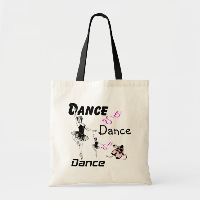 Bolsa Tote Saco de ferramentas do Balé Dance Dance (Frente)