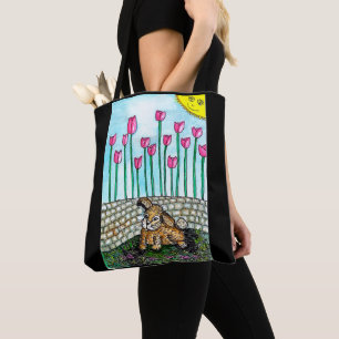 Bolsa Tote Saco de ferramentas do coelho do jardim