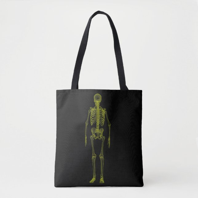Bolsa Tote Saco de ferramentas do esqueleto de raios X (Frente)