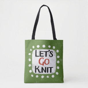 Bolsa Tote Saco de ferramentas do Knit de vamos