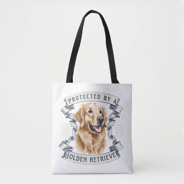 Bolsa Tote Saco de ferramentas do ouro Retriever (Frente)