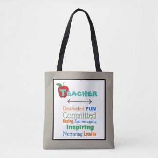 Bolsa Tote Saco de ferramentas do professor inspirador