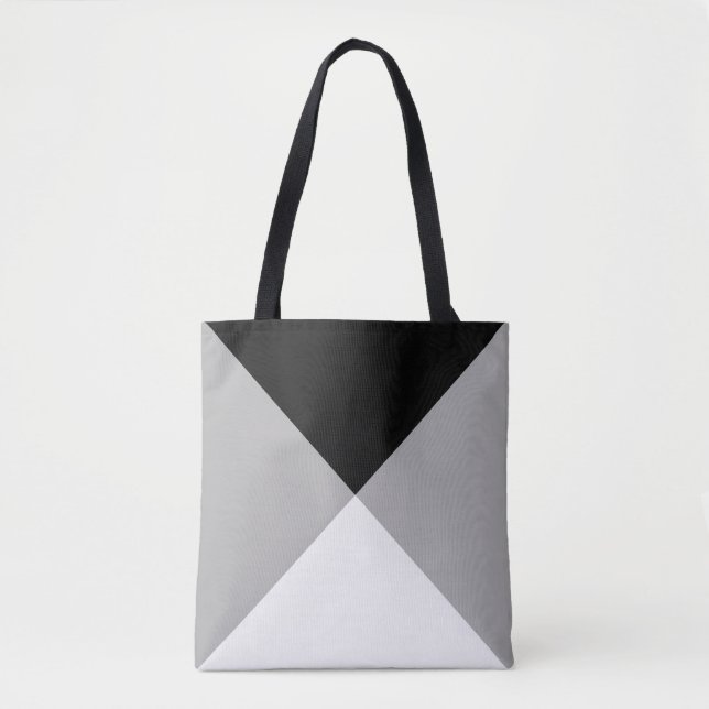 Bolsa Tote Saco de ferramentas do triângulo Abstrato preto, C (Frente)