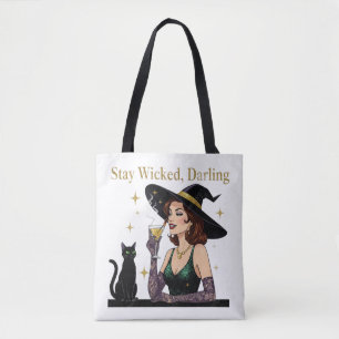 Bolsa Tote Saco de ferramentas "Fique Mau, Querido"