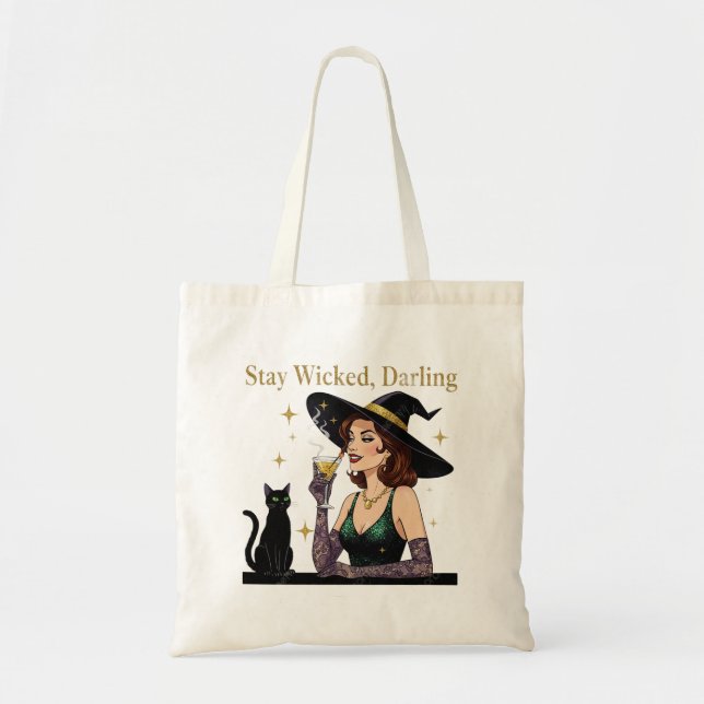 Bolsa Tote Saco de ferramentas "Fique Mau, Querido" (Frente)