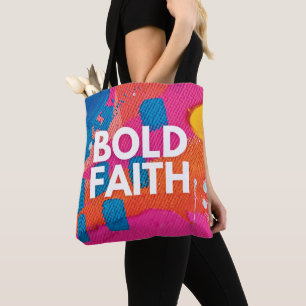 Bolsa Tote Saco de ferramentas Inspiracional de fé abstrato B