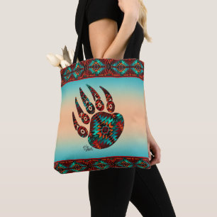 Bolsa Tote Saco de ferramentas para guincho de urso tribal