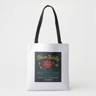 Bolsa Tote Saco de Flor Inspiracional Bloom Bolely
