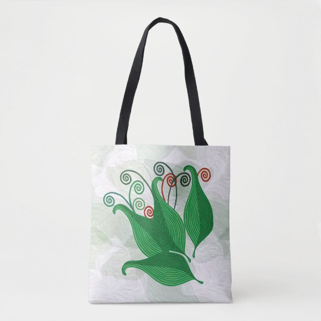 Bolsa Tote Saco de Folha de Toque (Frente)