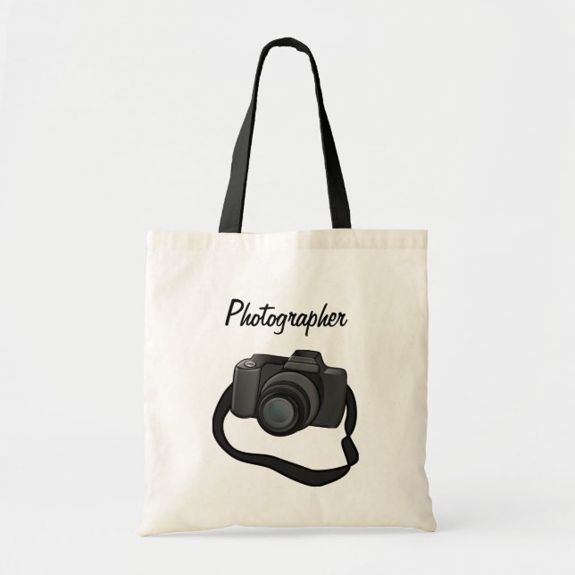 Bolsa Tote Saco de fotógrafo com Motif da câmera (Frente)