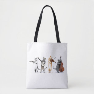 Bolsa Tote Saco de gato amante de gato reversível