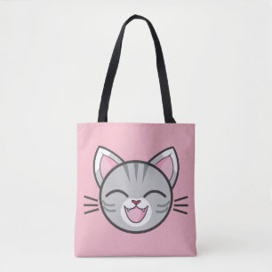 Bolsa Tote Saco de gato feliz