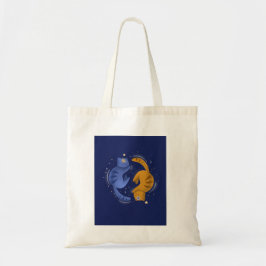 Bolsa Tote Saco de gatos celestiais