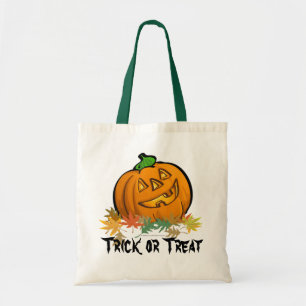 Bolsa Tote Saco de Gostosuras ou Travessuras do Jack o Lanter