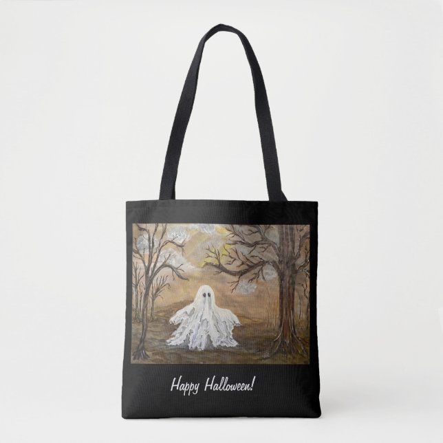 Bolsa Tote Saco de Halloween (Frente)