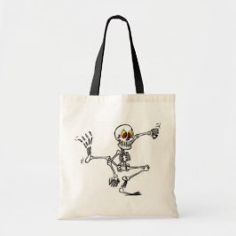 Bolsa Tote Saco de Halloween - Esqueleto Dançante