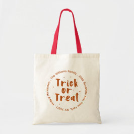 Bolsa Tote Saco de Halloween para Doces ou Travessuras