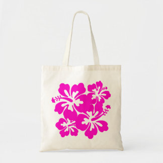 Bolsa Tote Saco de Hibiscus Rosa Tropical