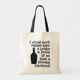 Bolsa Tote Saco de humor do bebendo - escolha estilo e cor