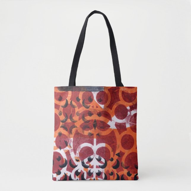 Bolsa Tote saco de impressão de abstrato (Frente)