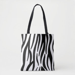 Bolsa Tote saco de impressão zebra