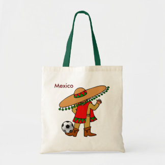 Bolsa Tote Saco de jogo dos jogadores de futebol de México ou